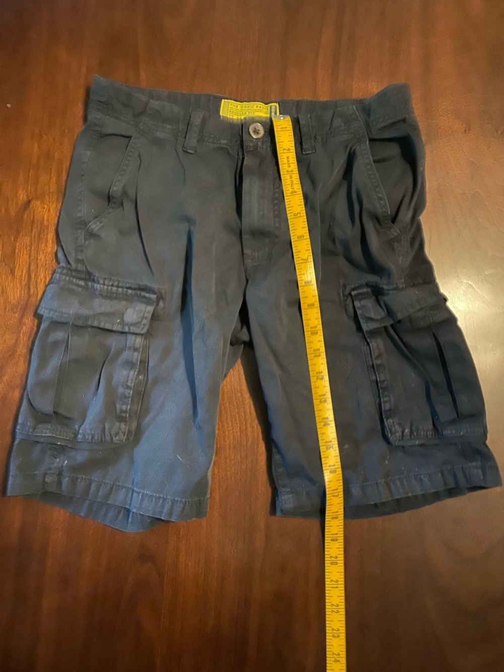 Men's Cargo Shorts in Dark Navy by The Iconic Pants Size 30